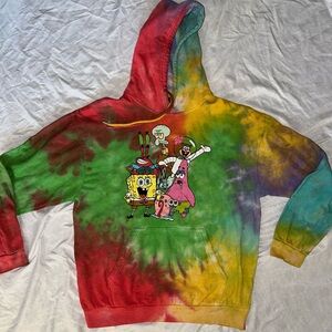 Nickelodeon Multicolor Tie-Dye Hoodie
